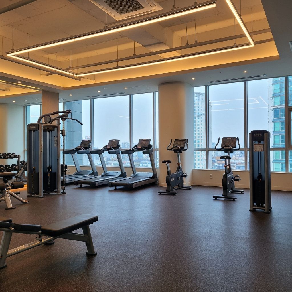 마인드 휘트니스 헬스장 내부